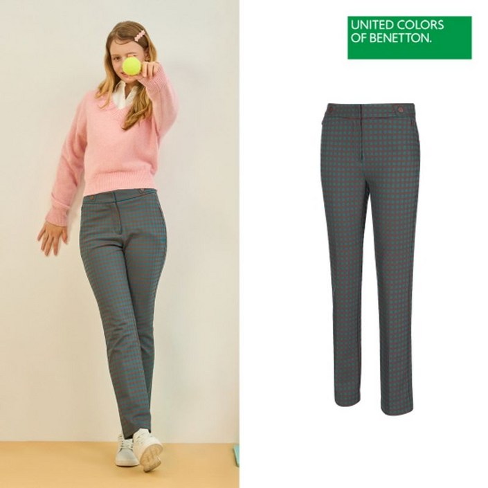 베네통스포츠 여성 폰테 기모팬츠 2종