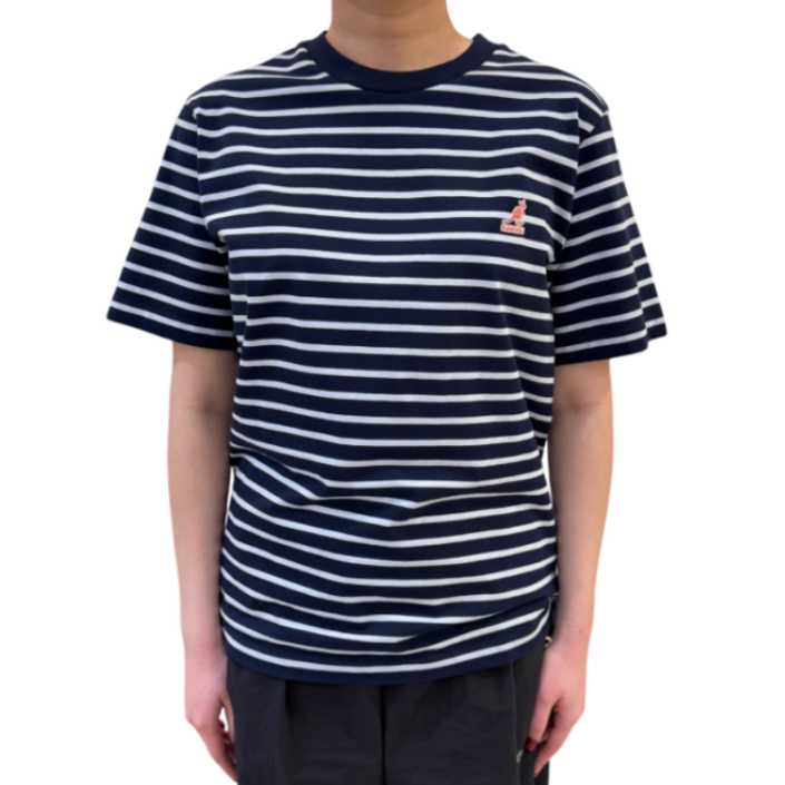 국내정식매장 캉골 반팔 티셔츠 Kangol 에센셜 스트라이프 2765 라이트블루