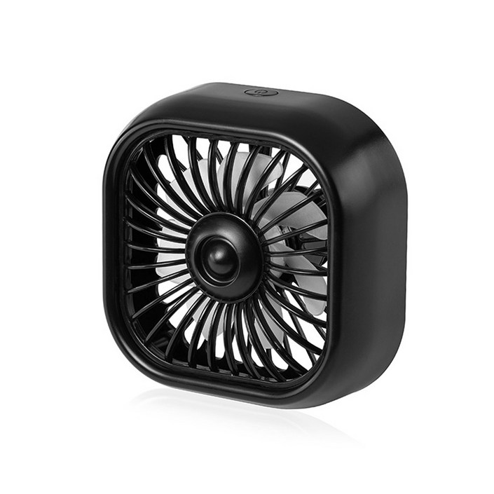 자동차 쿨링팬 화물차 미니 자동차 팬 Usb 충전 공기 배출구 다기능 Led 라이트 7 블레이드 터보 장치