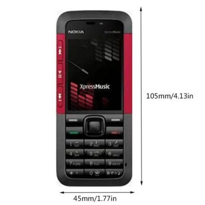 노키아용 초박형 휴대폰, 노키아 5310Xm C2 Gsm/Wcdma 3.15Mp 카메라, 3G 2022 신제품
