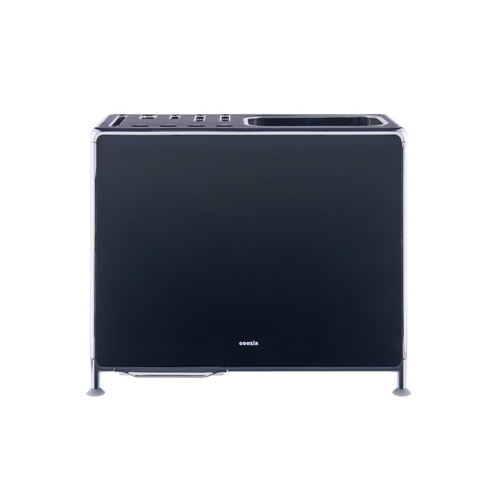 쿠진 나이프케어 오브제 칼소독기 [본체+쿠진 나이프 세트], 시크블랙+쿠진칼세트