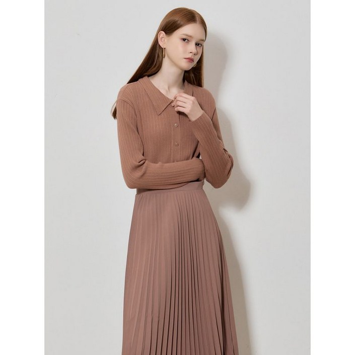 쉬즈미스 플리츠 니트 원피스 택가격 428000원