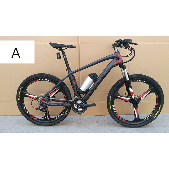 26인치27단카본전기자전거 배터리탈부착U-54