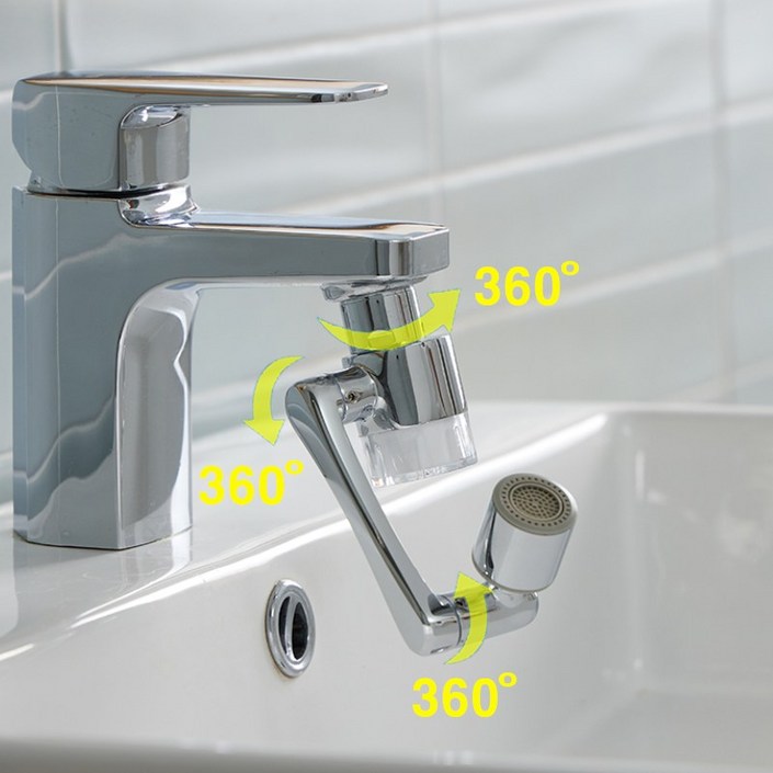 베비톡 육아템 아기수전 1080도 회전 필터형 워터탭 아기 비데 수전 욕실 세면대전용 +필터포함