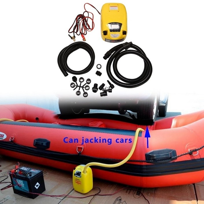 자동차 타이어 펌프 전기 빠른 12v for inflatable fishing boat