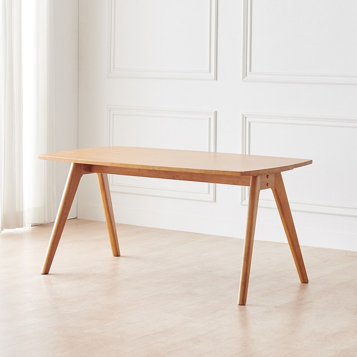 동서가구 디어스 4인용 원목 낮은 식탁 테이블 1400 DF923715