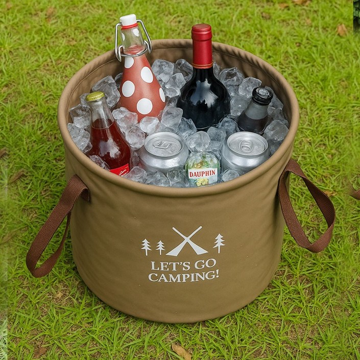 캠핑용 방수 설거지통 3P세트, 야외용 칠링바스켓, 차박용품, 낚시용품, 캠핑용 설거지통, 아웃도어 설거지통