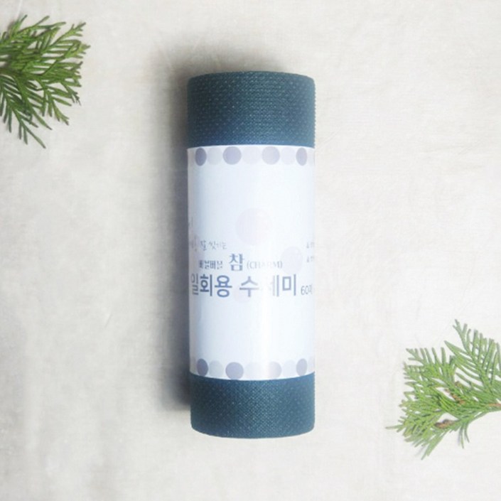 111 참 잘 씻기는 버블버블 참 일회용 수세미 4컬러 60매 X 3개 항균제조 국내생산, 3개, 60개, 다크그린