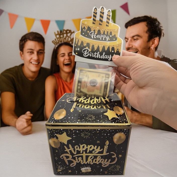 서프라이즈 머니 케이크 생일 잔치 돈 이벤트