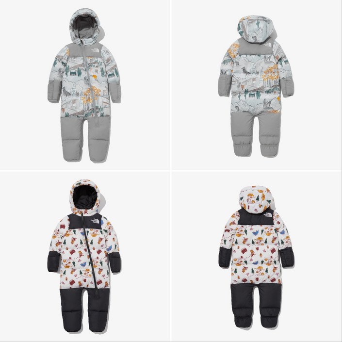 매장정품 노스페이스 키즈 NQ1DP93 노스페이스키즈 베이비 1996 레트로 눕시 원피스 우주복 814638