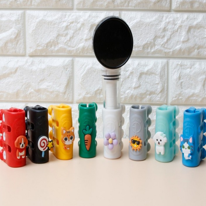 이지팡 샤워기거치대 홀더 걸이 흡착식 화이트, 1개, 레 드대형