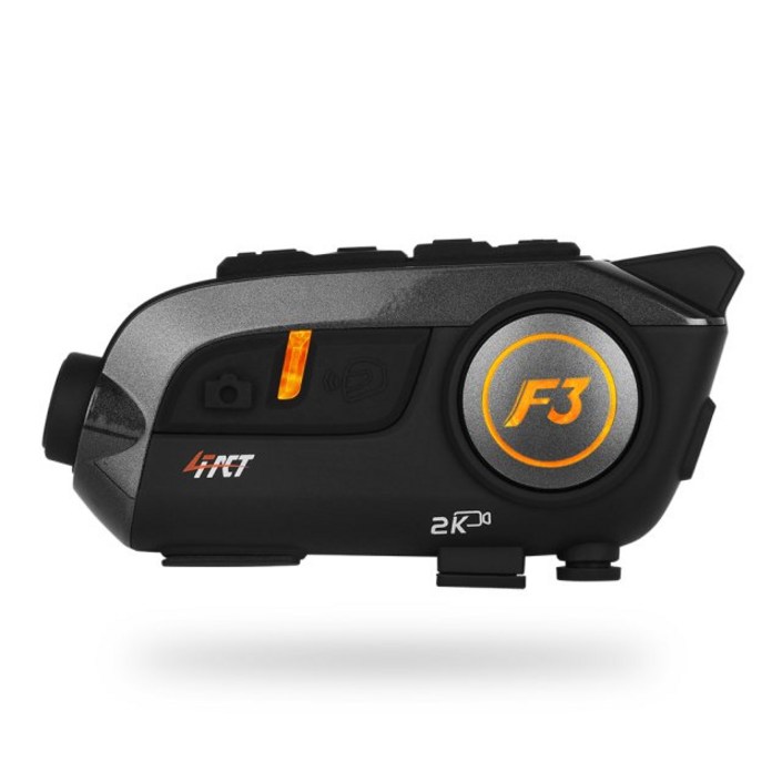 포팩트 F3 오토바이 헬멧 블랙박스 블루투스 2K, 포팩트 F3