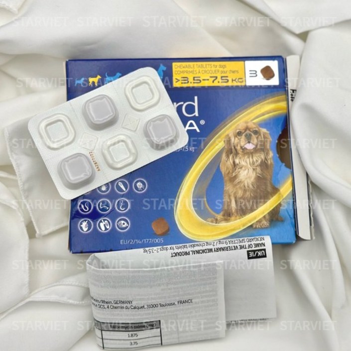 정품 100 강아지 댕댕이 건강 관리 진드기 심장사상충 넥스 가드 SPEC TRA 1팩 3정