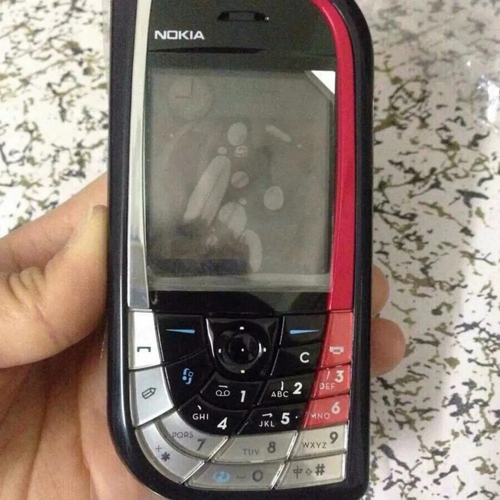Nokia 7610 블랙/레드 휴대폰 GSM 트라이밴드 카메라 블루투스 스마트폰