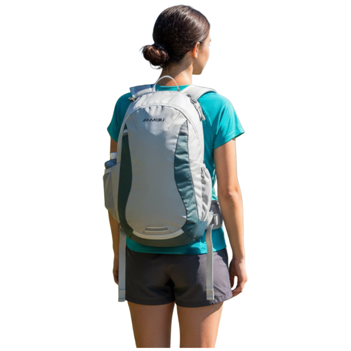 작은등산가방 15L 초경량 소형등산가방 배낭 산행 백팩, 라이트그레이