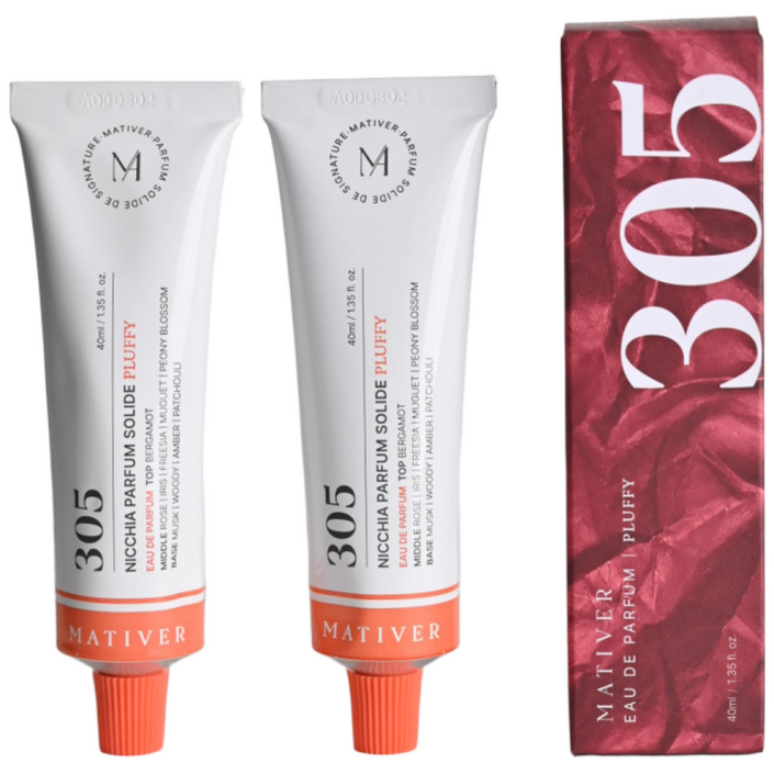핸드크림 겸용 향수 2+1 마티베르 승무원 고체향수 (305 사과나무 꽃향), 40ml, 3개