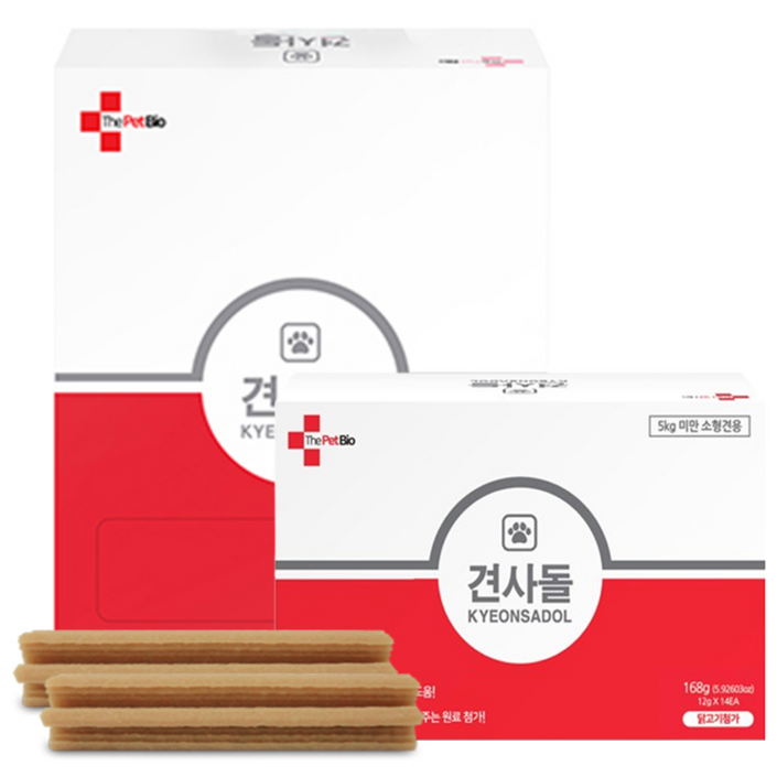 견사돌 대용량 패키지 60p14p 강아지 치석제거 덴탈껌 한정수량