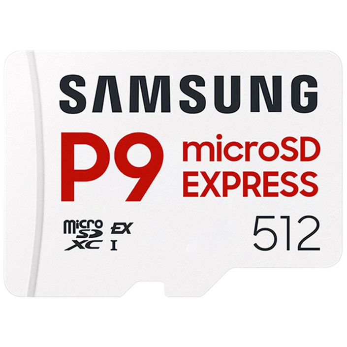 삼성전자 마이크로SD 익스프레스 카드 P9 Express 닌텐도스위치2 케이스, 1개, 512GB