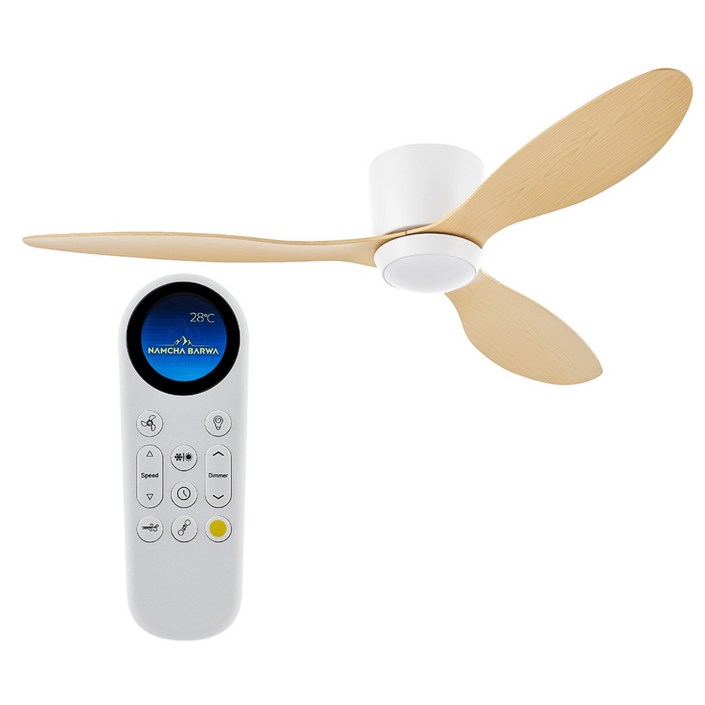 namchabarwa남차파워 52인치 저소음 실링팬, 우드, NB1