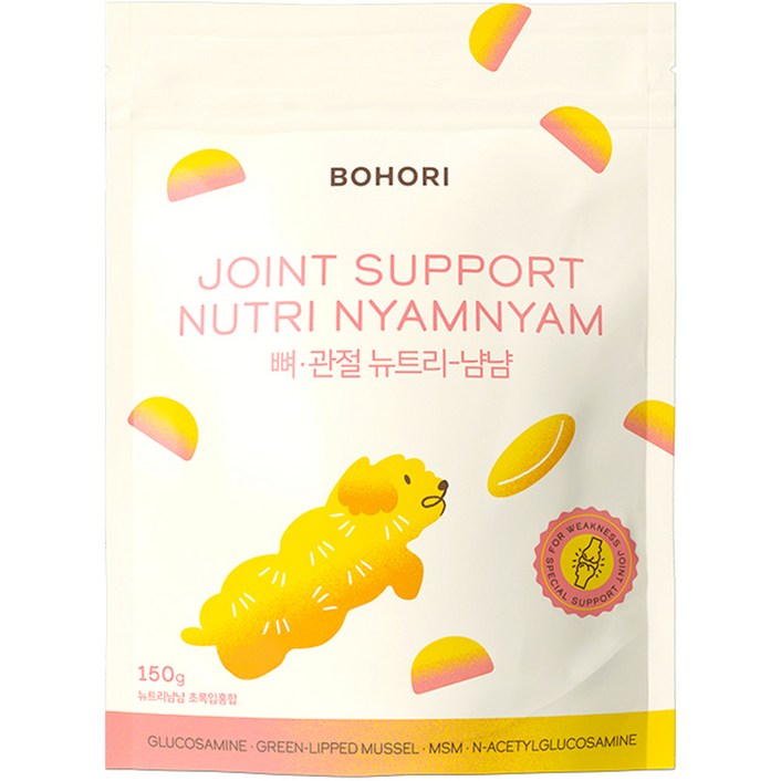 보호리 강아지 뉴트리냠냠 영양제, 뼈관절강화, 1개 보호리 강아지 뉴트리냠냠 영양제, 뼈관절강화, 1개