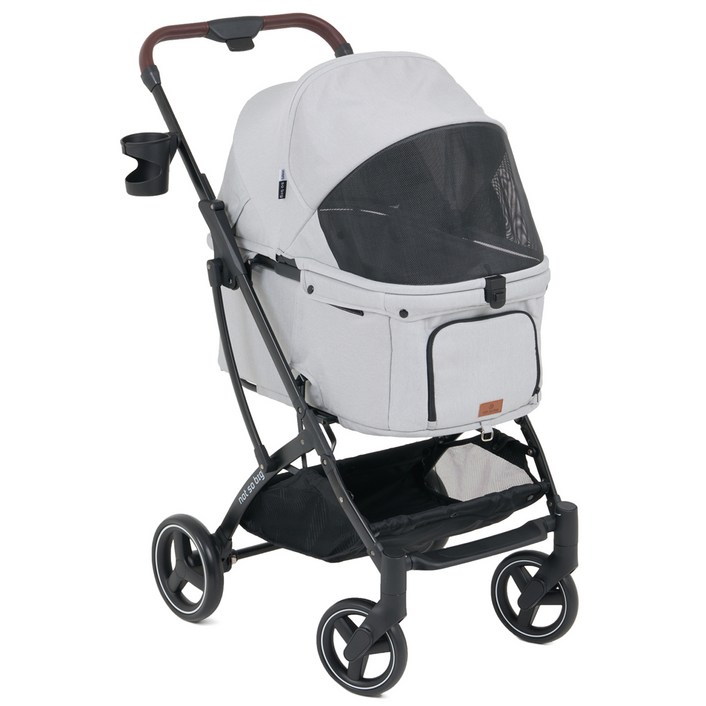 낫쏘빅 아로아 펫 유모차 + 레인커버 + 컵홀더 세트