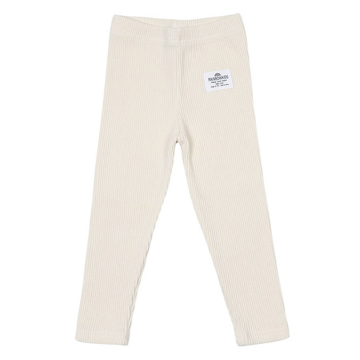 레인보우키즈 아동용 스퀘어 골지 레깅스