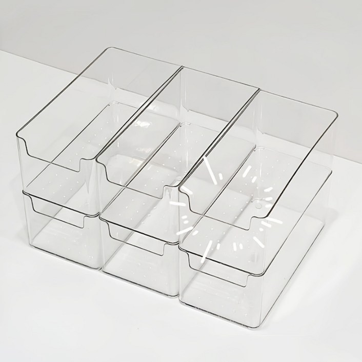다용도 투명 정리함 10개, 10개, 투명