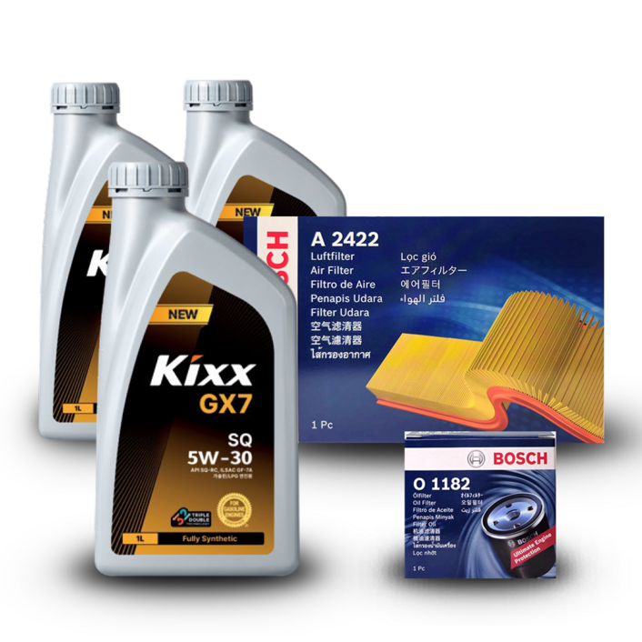 K3 (YD) 1.6 가솔린 엔진오일세트 킥스 GX7 5W30 (구) G1