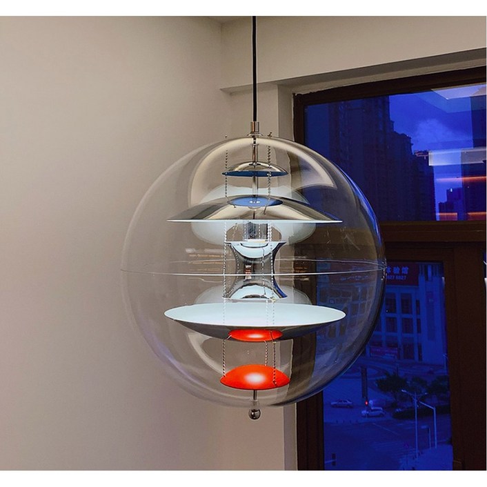 베르판식탁등 베르판글로브 펜던트 램프 화이트 조명 덴 플래닛 WHITE GLASS