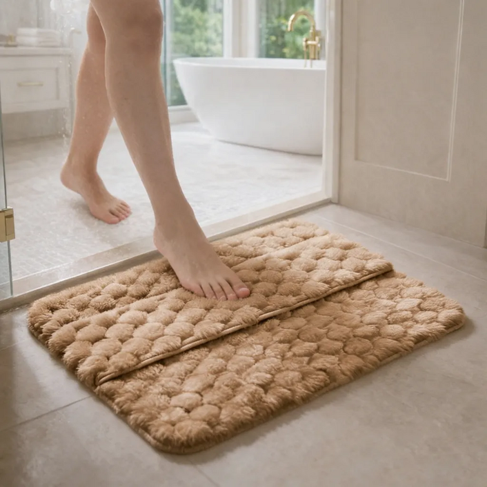 흡수력 좋은 폭신한 욕실 발매트 미끄럼방지 빨아쓰는 글세사 논슬립 매트 화장실 매트