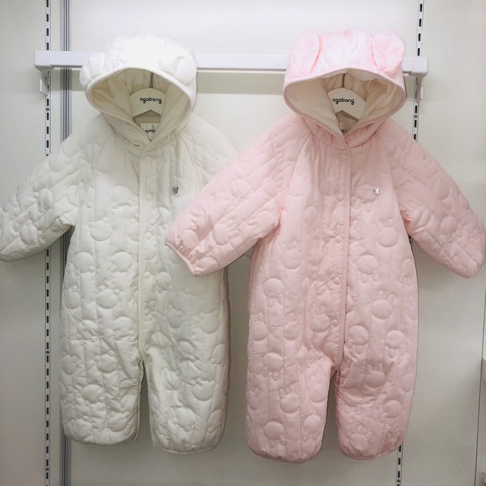 아가방(야탑점) 50%SALE 안감에 부드러운 기모가 들어간 가벼우면서 따뜻한 겨울 우주복입니다~ #신생아선물 #출산선물 #백일선물