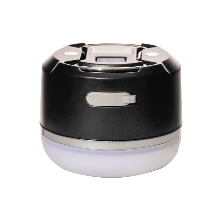 타닥 컴팩트 캠핑 LED 랜턴 IPX4 방수 밝기 색온도 조절 3600mAh CType 충전식 텐트 조명, 블랙, 1개