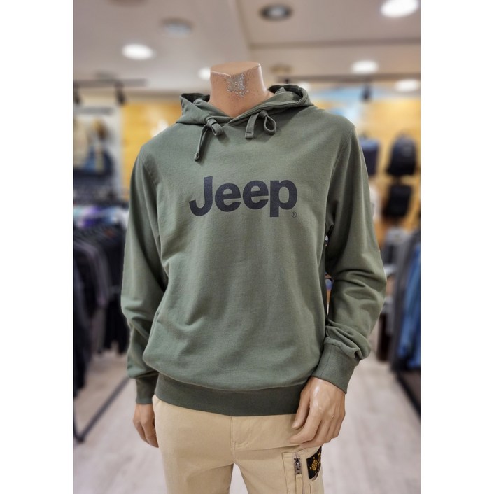 지프 불광점(기간한정 70%할인)  남여공용 JEEP@ 로고가 @큰 *후드*스타일*티셔츠 JM3THU001