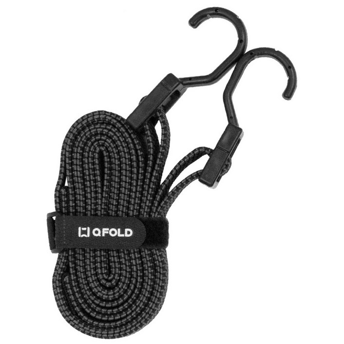 큐폴드 접이식카트 고정끈 길이조절타입 탄성로프, 1개, 그레이