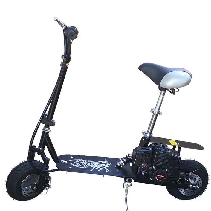 엔진 킥보드 인싸 스쿠터 소형가솔린스쿠터 엔진킥보드 블랙레드 인싸스쿠터 프레임 2행정