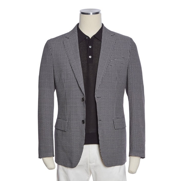 백화점매장판 레노마 SS시즌 봄 여름 블랜앤화이트 체크 패턴 콤비 블레이져 자켓 RQJMBJ60A ro3601439 남성 남자