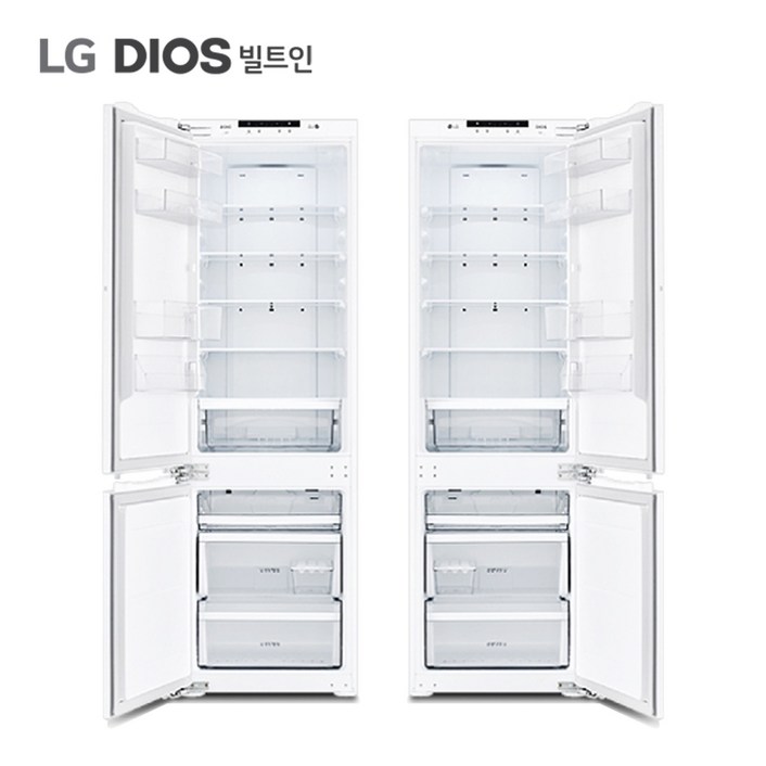 LG DIOS 빌트인 콤비 냉장고 M272PR35BLR 좌경첩우경첩 빌트인가전 공식판매점