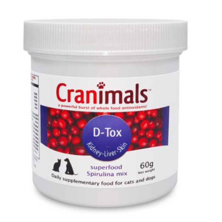 크래니멀스 반려동물 디톡스 슈퍼푸드 영양제 60g, 디톡스, 3개