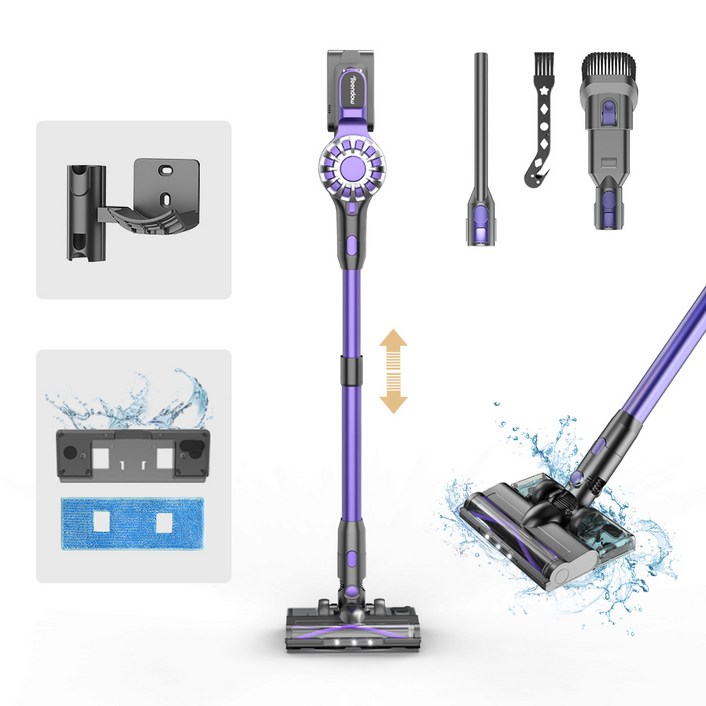 최신형 틴도우 차이슨 무선청소기 BLDC 스틱형 원룸 청소기물걸레 기트다양한 구성품