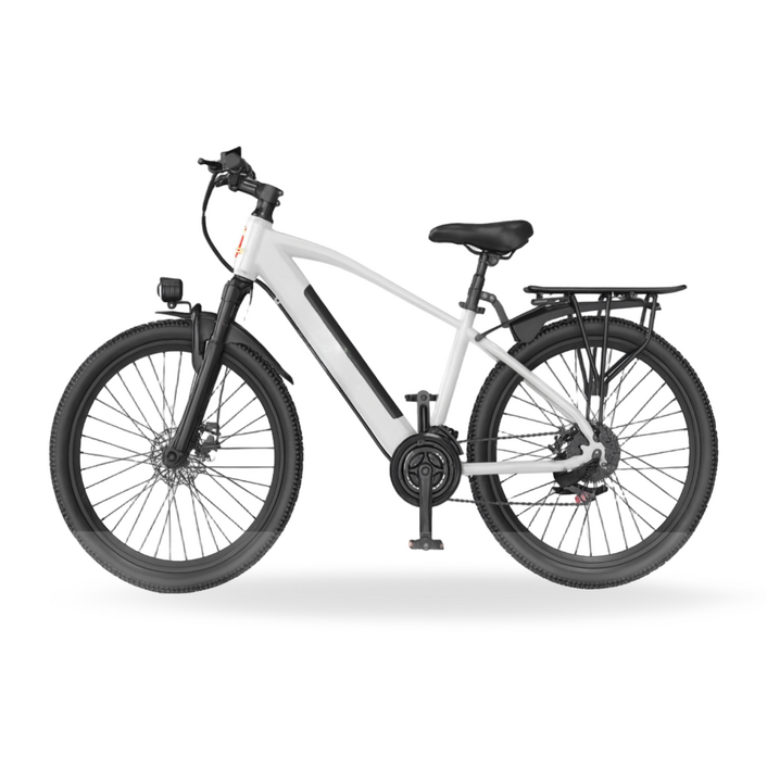 볼트바이크 탈착식배터리 전기자전거 출퇴근 자토바이, 화이트