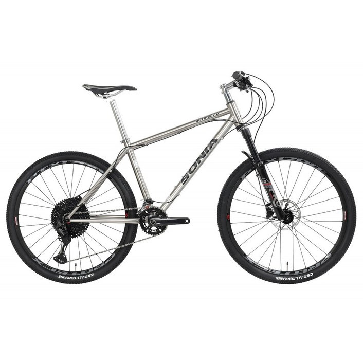 소니아 베이론1.0 시마노XT 티타늄 MTB 자전거, 1개, 170cm, 15인치