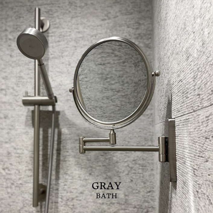 무타공 욕실 면도경 확대경 호텔 면도거울 타공