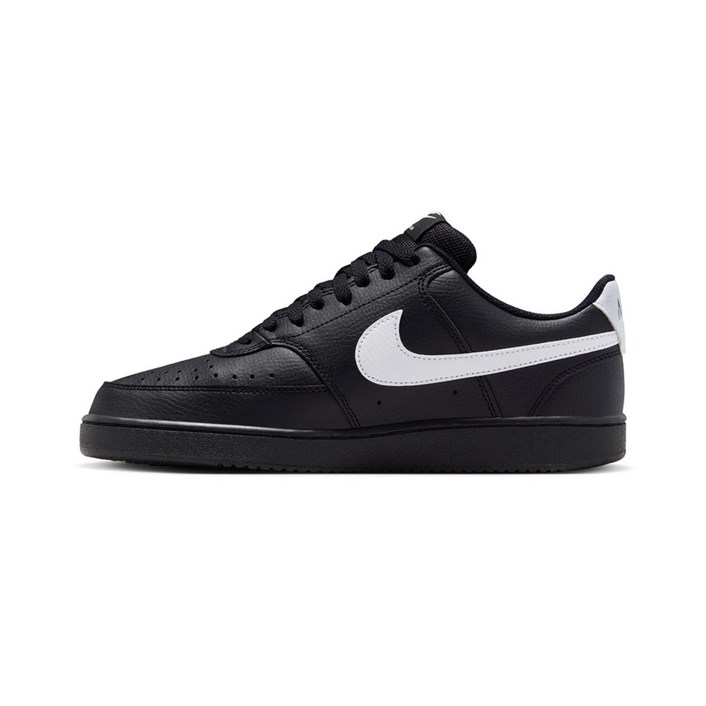 나이키 코트 비전 로우 블랙화이트 남녀공용 데일리 로우 스니커즈