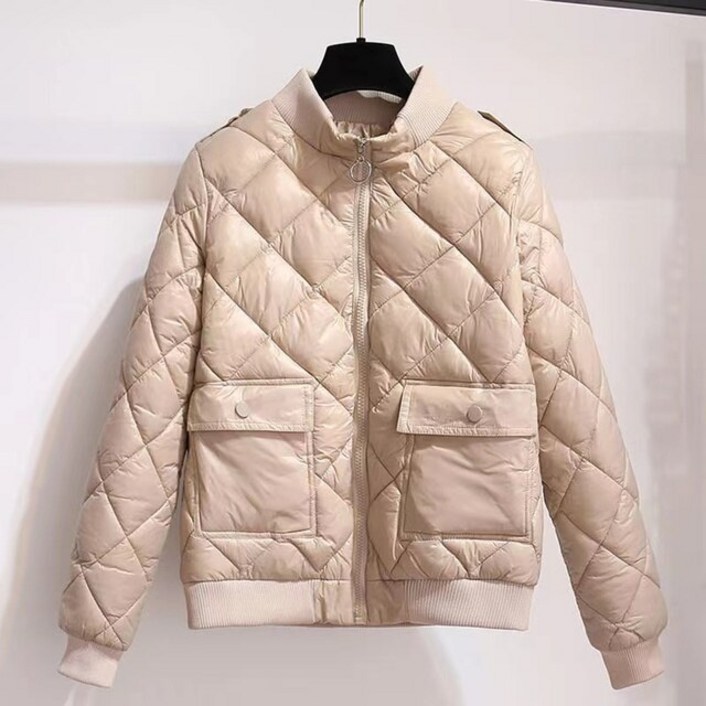 숏패딩 여성 여성용 짧은 재킷 겨울 파카 야구 다운 코튼 패딩 두꺼운 따뜻한 코트 2023