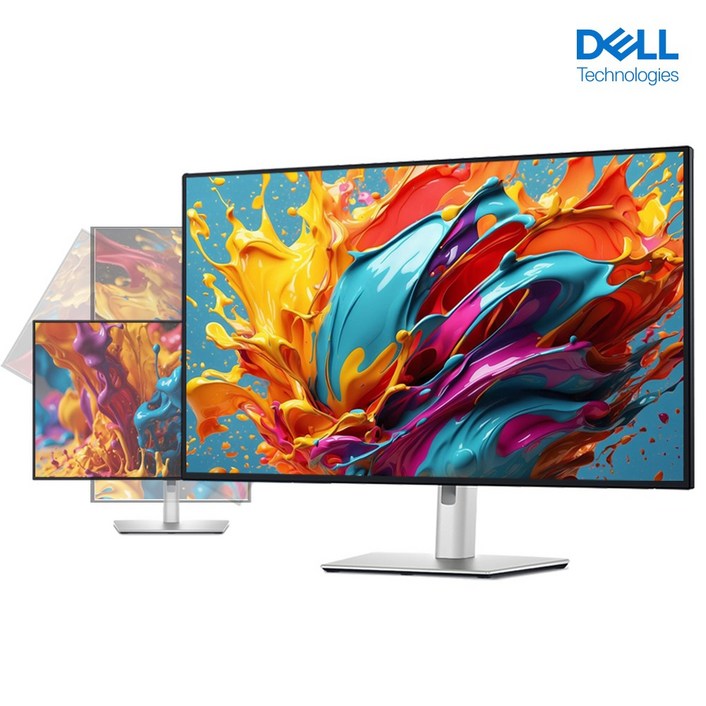 델 DELL 울트라샤프 27형 QHD IPS Black 120Hz 모니터, U2724D, 68cm