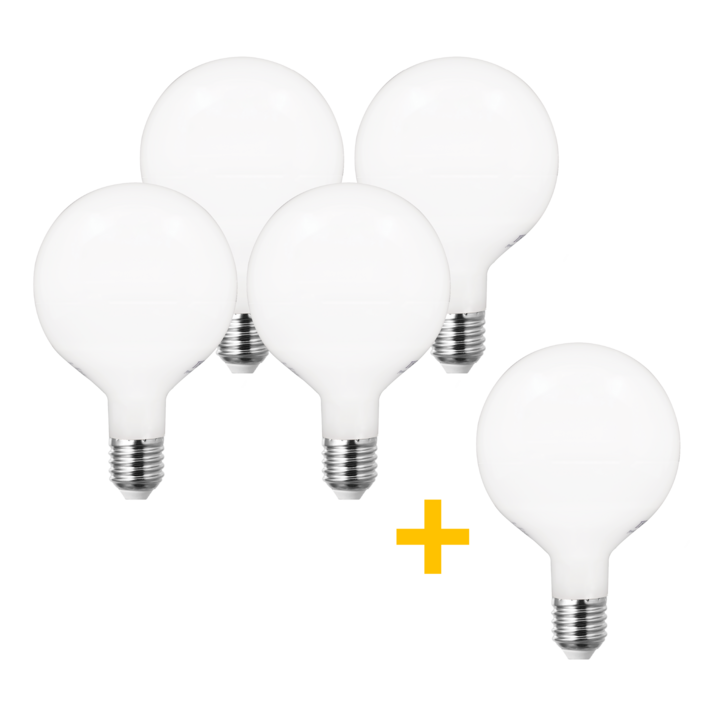 삼영전기 LED 볼 전구 E26, 주광색, 5개