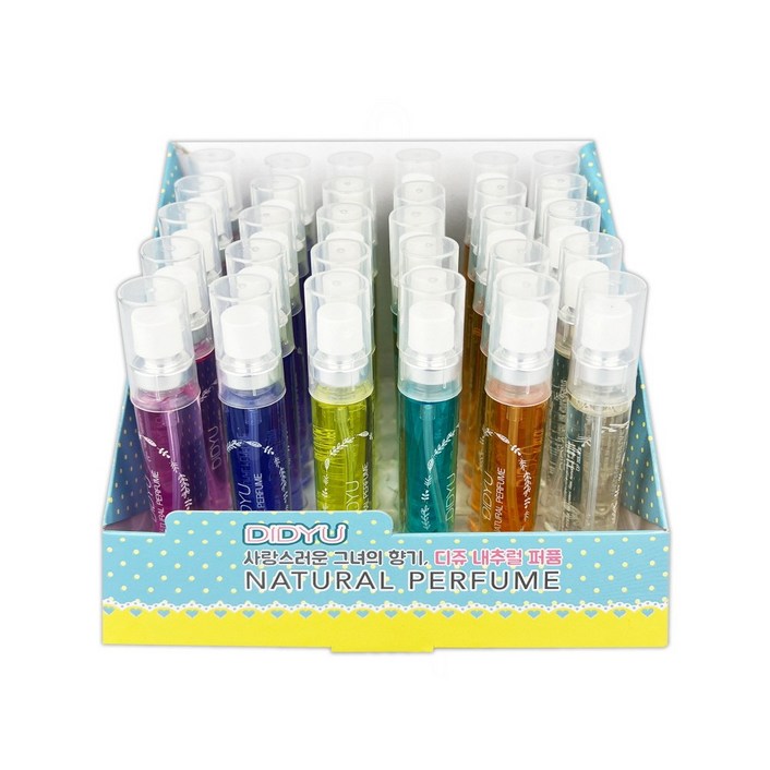디쥬 내추럴 퍼퓸 향수15ml 6종 30P 미니향수 휴대용향수