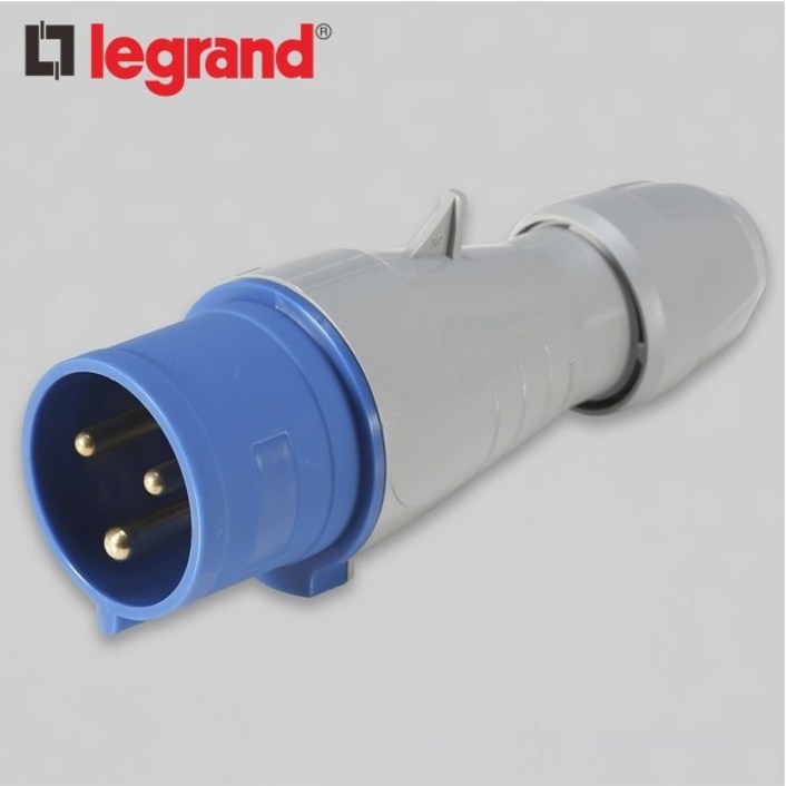 르그랑 P17 산업용 직선 플러그 555234 2P+E 32A IP44 방수