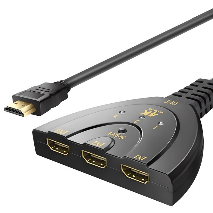 셀인스텍 HDMI 선택기 일체형 4K 3TO1