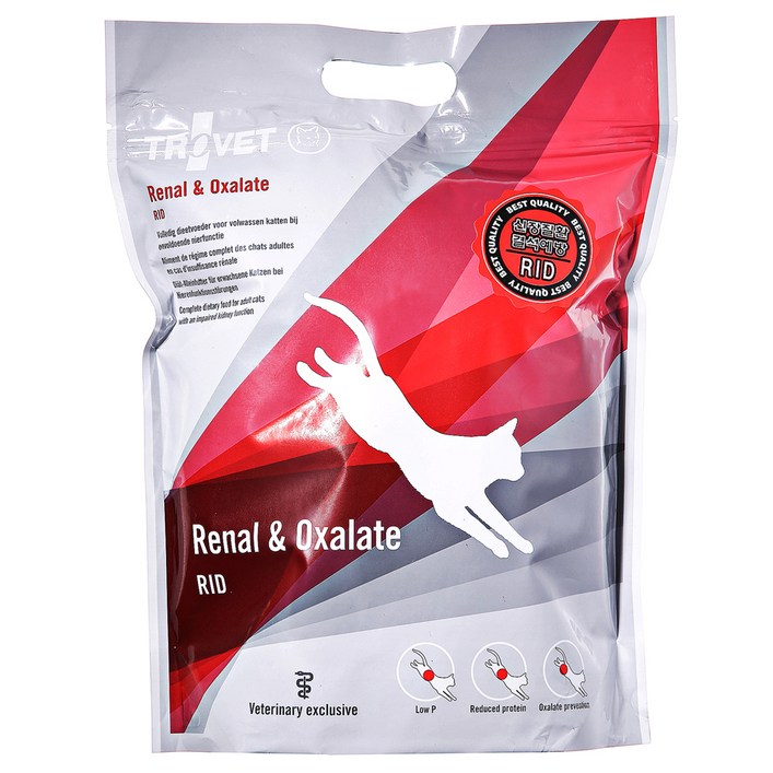트로벳 Renal＆Oxalate 고양이 사료  사료, 1.8kg, 1개